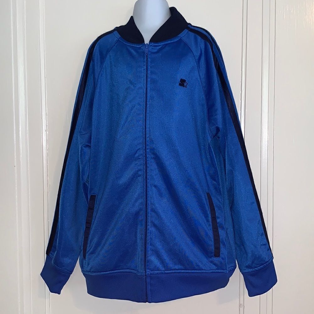 ‎Starter blue jacket with black trim